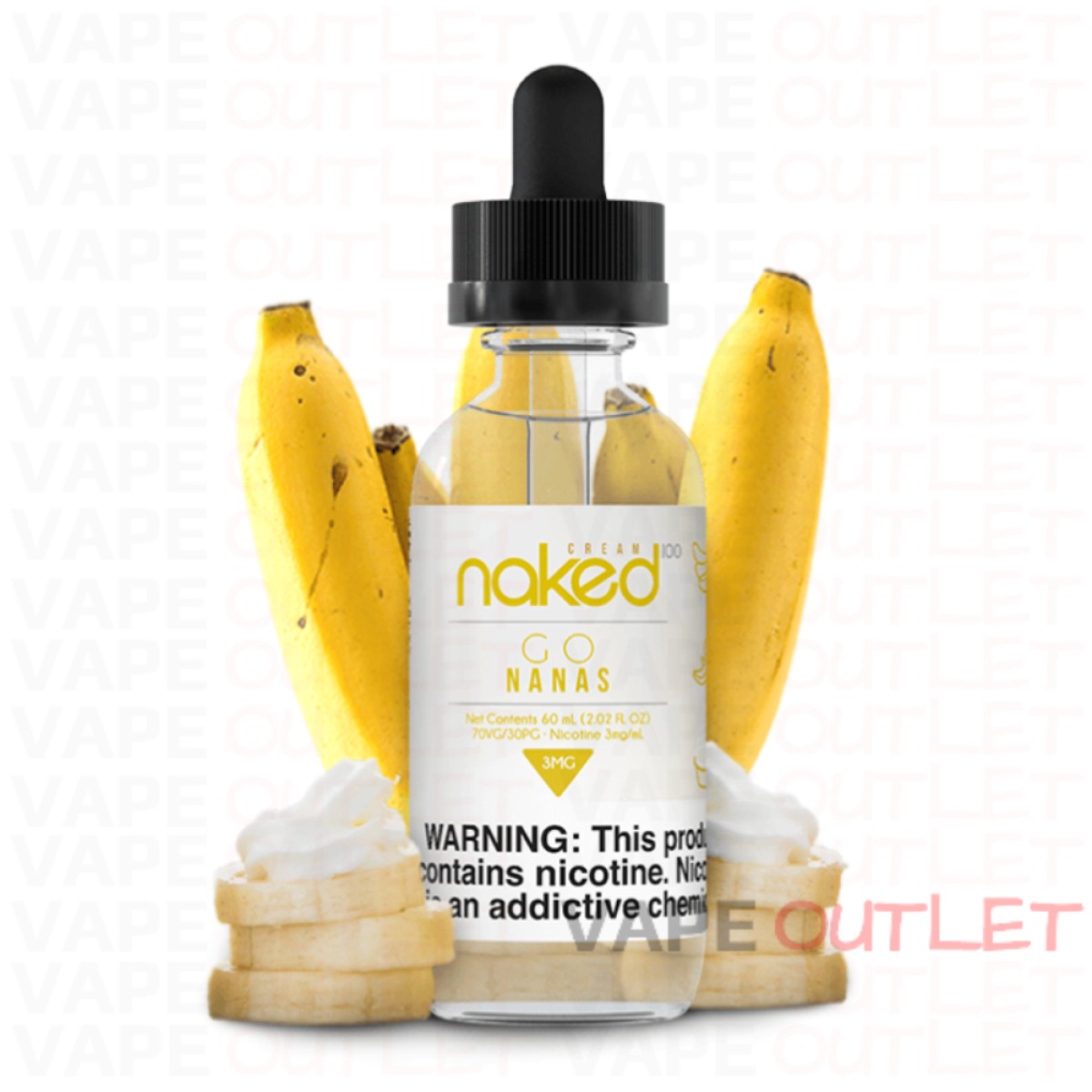 Go Nanas by Naked 100 Cream eLiquid - 60ml